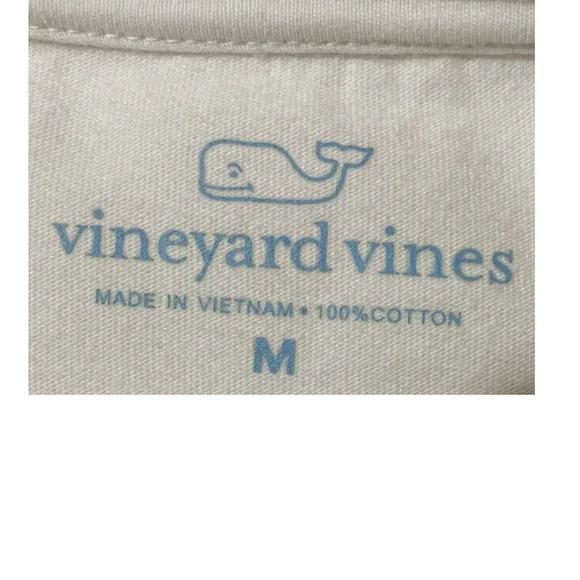 Vineyard Vines Mens Georgia State of Mind Long Sleeve Pocket Tee T Shirt Medium - Picture 4 of 8